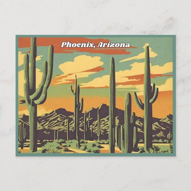 Phoenix, Arizona Vykort (Framsida)
