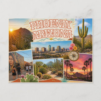 Phoenix Arizona vykort