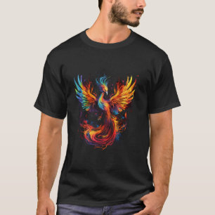 Phoenix Artwork Firebird Reborn Mythical Bird Reju T Shirt