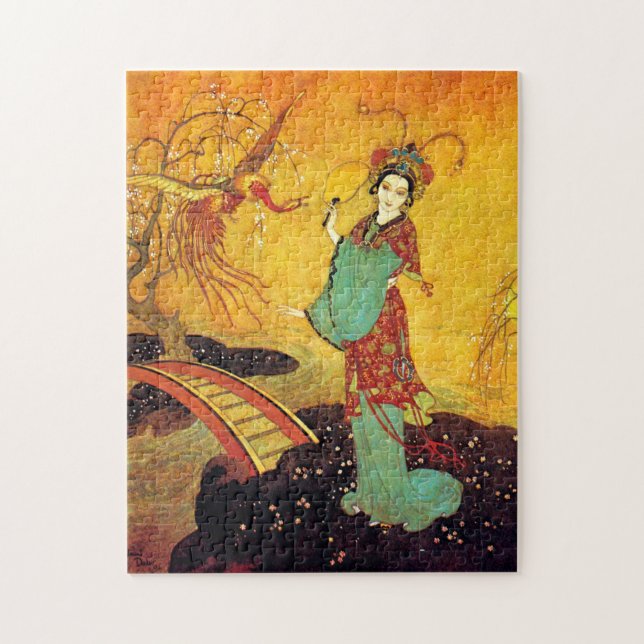 Phoenix av Edmund Dulac Pussel (Vertikal)