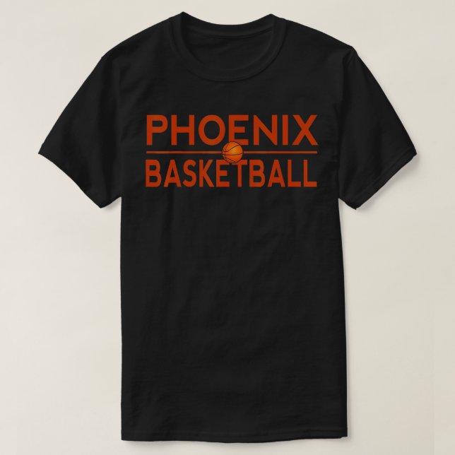 Phoenix AZ Fläkt Basketball PHX Valley på Sol T Shirt (Design framsida)