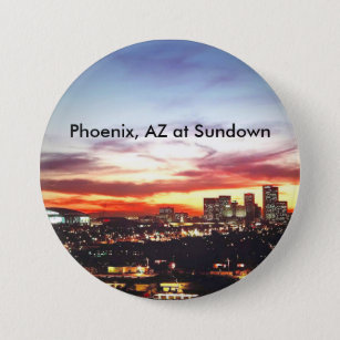 Phoenix, AZ vid Sundown Knapp