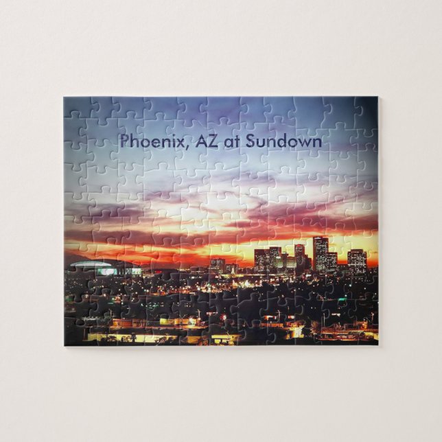 Phoenix, AZ vid Sundown Pussel (Horisontell)