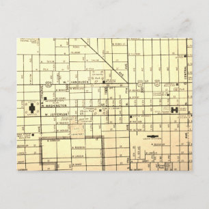 Phoenix, AZ Vintage Karta Vykort