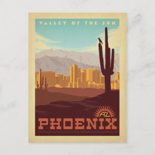 Phoenix, AZ Vykort