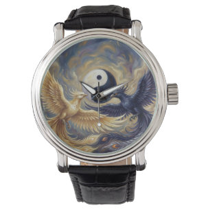 Phoenix Balance Yin Yang Ur & Klocka