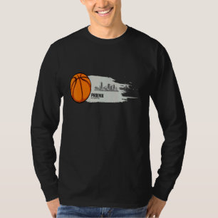 Phoenix Basketball B-Boll City Arizona Skyline Ret T Shirt
