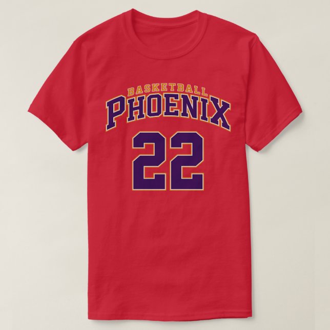Phoenix Basketball Player nummer 22 T Shirt (Design framsida)