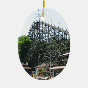 Phoenix berg- och dalbana på Knoebels Julgransprydnad Keramik