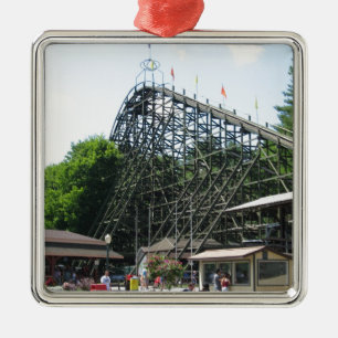 Phoenix berg- och dalbana på Knoebels Julgransprydnad Metall