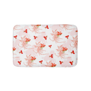 Phoenix Bird and Phoenix Flower Seamless Mönster Badrumsmatta