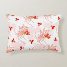 Phoenix Bird and Phoenix Flower Seamless Mönster