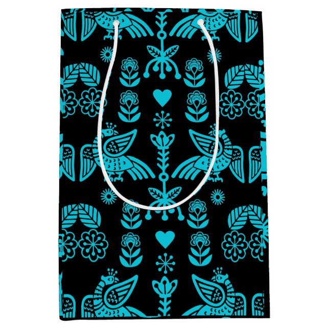 Phoenix Bird Folk Art Skriv ut (Framsidan)