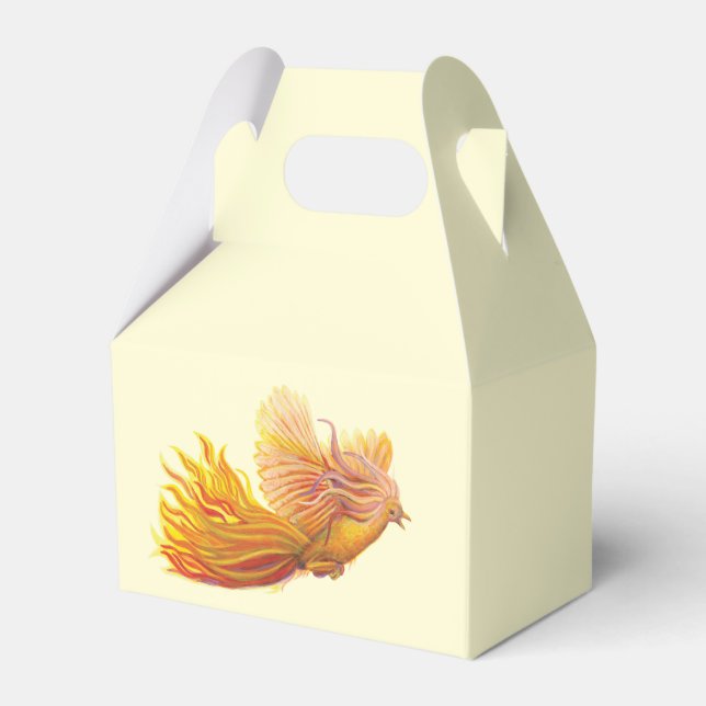 Phoenix Bird in Flight Favor Box Presentaskar (Framsidan Sidan)