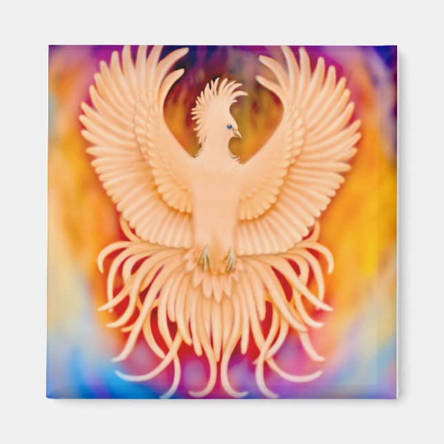 Phoenix Bird Magnet (Framsidan)