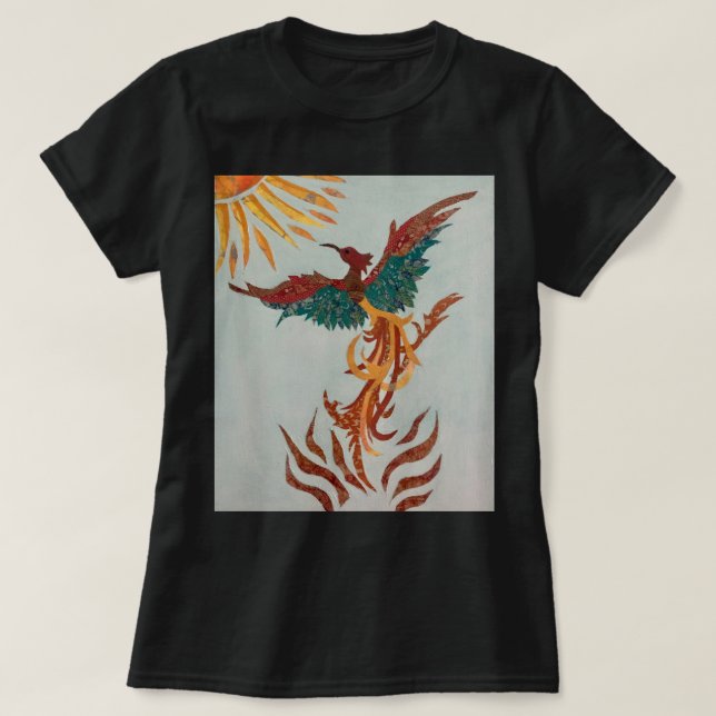 Phoenix Bird Reser T-Shirt (Design framsida)