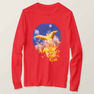Phoenix Bird STIGA UPP ÖVER DINA DUBLES Sweatshirt T Shirt