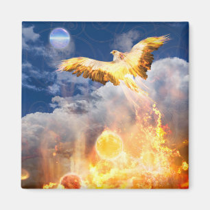Phoenix Bird STIGA UPP ÖVER DINA PROBLEM Magnet