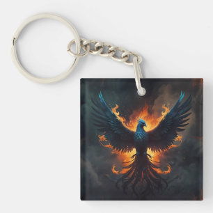 Phoenix Bird Stigning med Flames