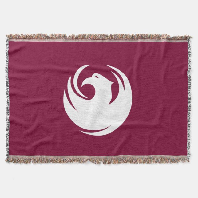 Phoenix City flagga Filt (Framsidan)