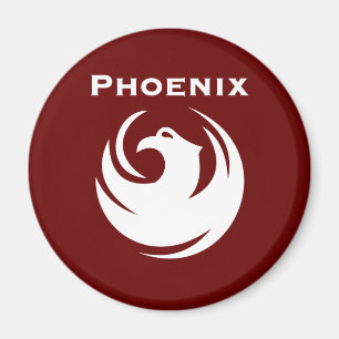 Phoenix City flagga Magnet