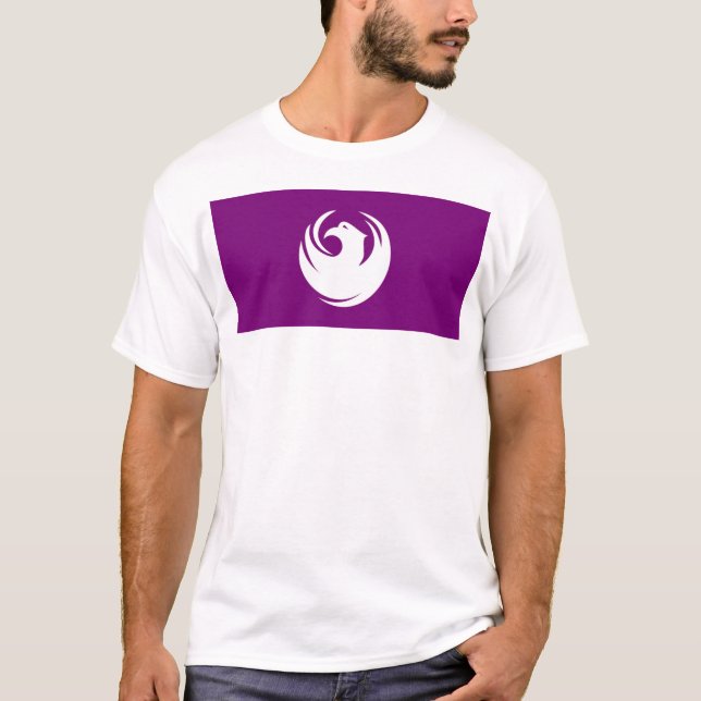 Phoenix City flagga T Shirt (Framsida)