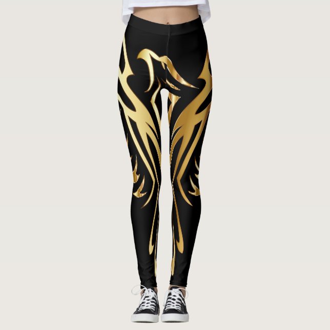 Phoenix damasker leggings (Framsida)