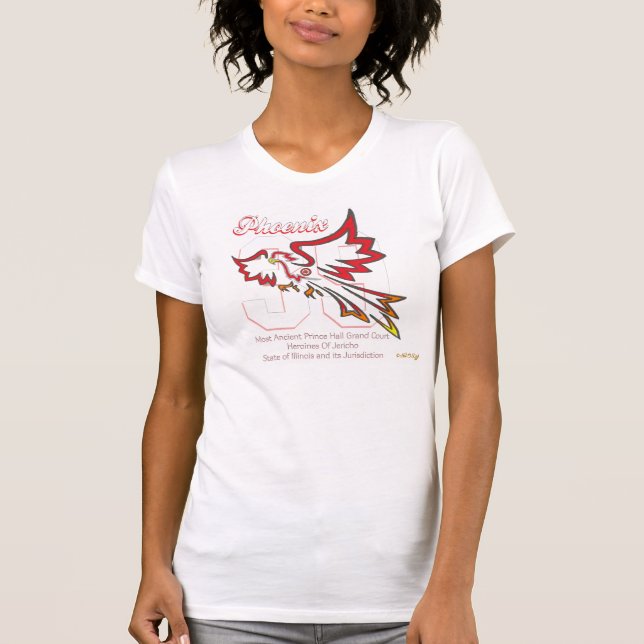 Phoenix domstol t shirt (Framsida)