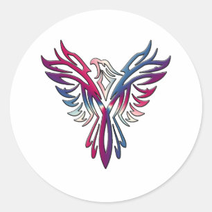 Phoenix F Runt Klistermärke