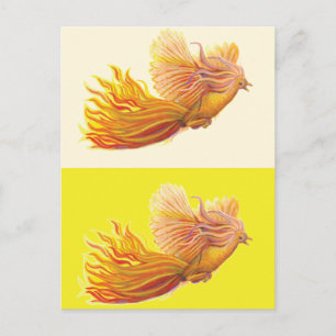 Phoenix - Fågeln som är refödd Meddelande Vykort