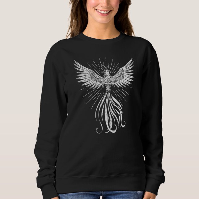 Phoenix Fire Bird Magic Fantasy Phoenix T Shirt (Framsida)