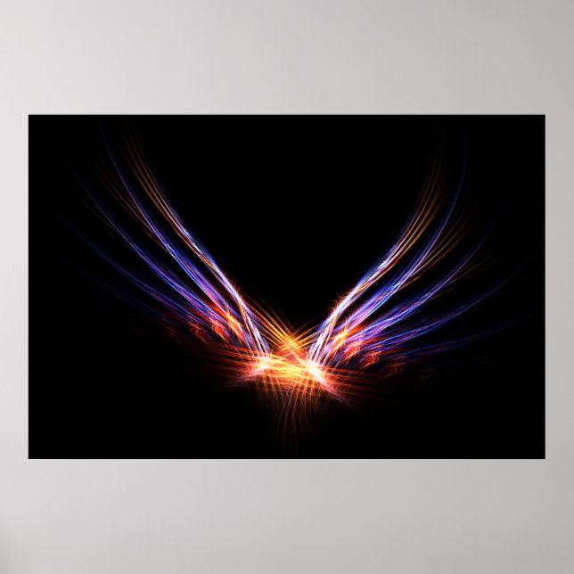 Phoenix Fire Bird Skriv ut Poster (Framsidan)