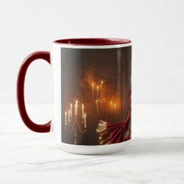 Phoenix Fire Queen Steampunk Victorian Industrial Mugg