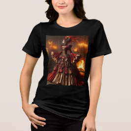 Phoenix Fire Queen Steampunk Victorian Industrial T Shirt