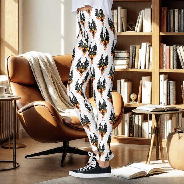 Phoenix Firebird Tribal Flames Leggings (Skapare uppladdad)