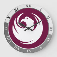 Phoenix flagga Large Clock