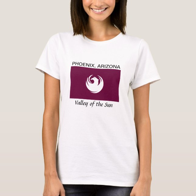Phoenix Flagga "Valley of the Sol" Tee Shirt (Framsida)