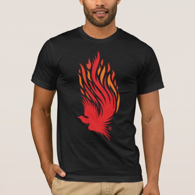 Phoenix flammar tee (Framsida)