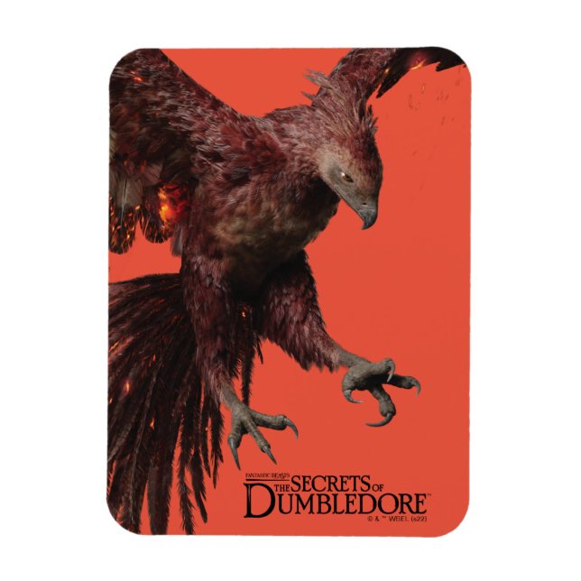 Phoenix Flies Graphic Magnet (Vertikal)
