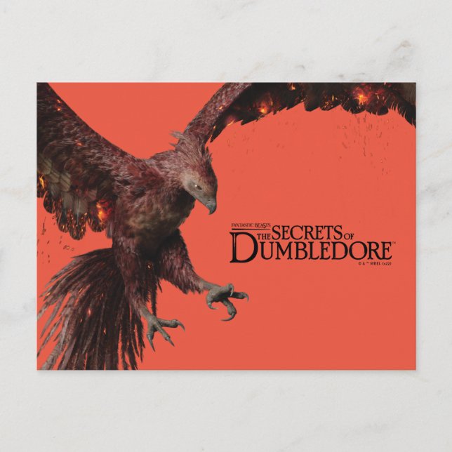 Phoenix Flying Graphic Vykort (Framsida)