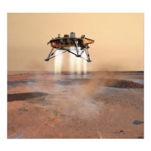 Phoenix fördärvar Lander 2 Fototryck