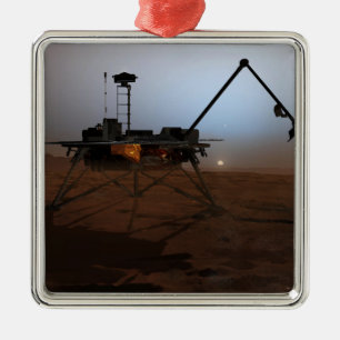 Phoenix fördärvar Lander 4 Julgransprydnad Metall