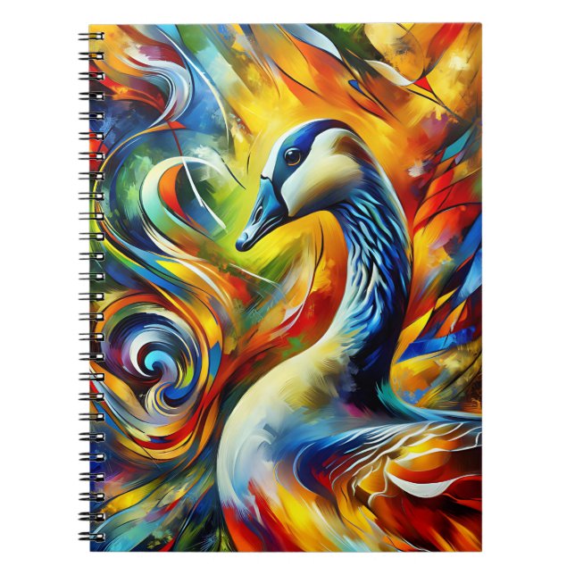 Phoenix Gås Flammande Anteckningsbok (Framsidan)