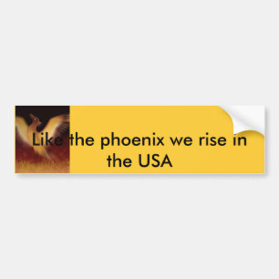 Phoenix gillar phoenixen som vi stiger i USA Bildekal