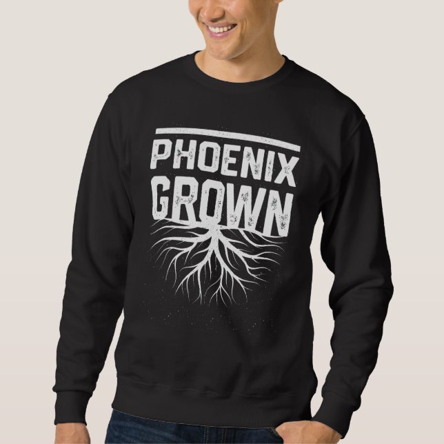 Phoenix Grown Resident Local Pride Hometown Arizo Lång Ärmad Tröja (Framsida)