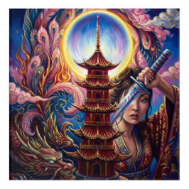 Phoenix Guardian Acrylic Wall Art