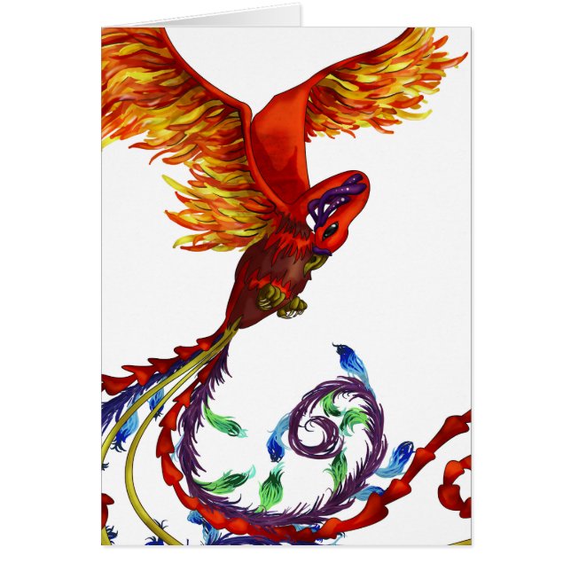 Phoenix Hälsningskort (Framsidan)