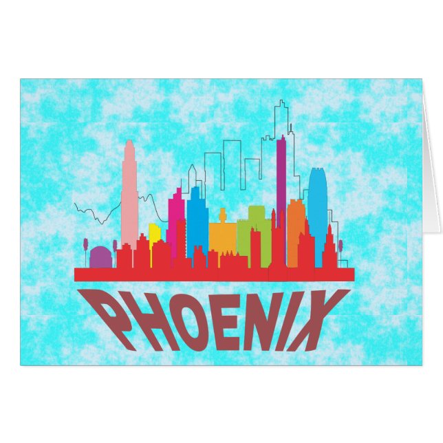Phoenix Hälsningskort (Framsidan Horizontal)