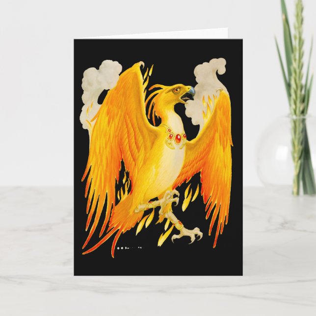 Phoenix-hälsningskort Kort (Framsida)