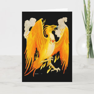 Phoenix-hälsningskort Kort